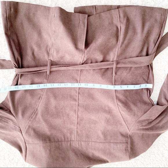 Laura Scott Brown Suede Blazer NWOT - Picture 5 of 6